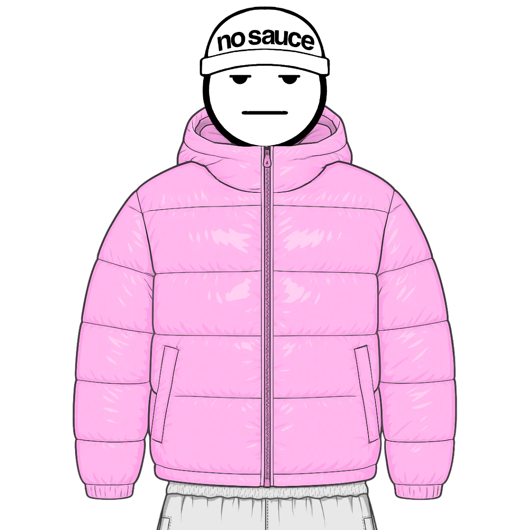 the down puffa’ pink the down puffa’ pink